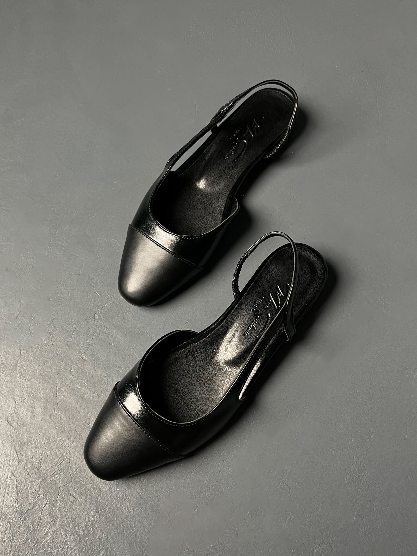 Siyah Babet – 2 cm Topuk