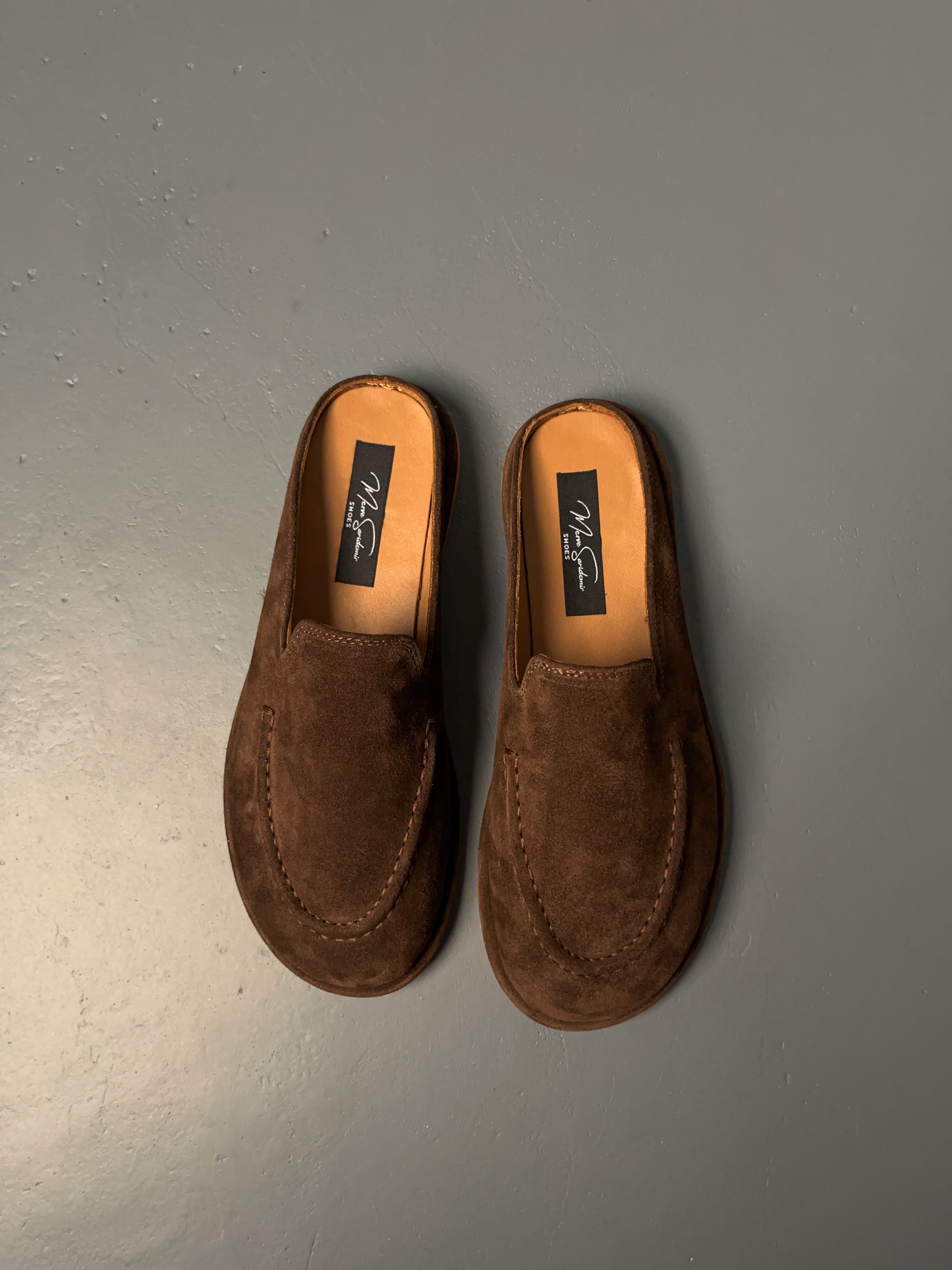 Hakiki Deri Terlik – Kahverengi – Klasik Loafer Model