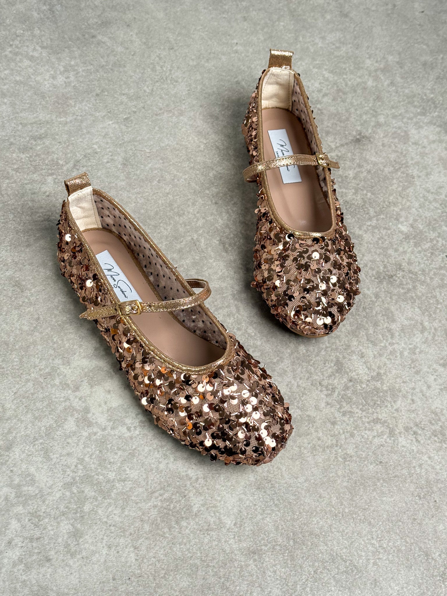 Rose Gold Payetli Babet