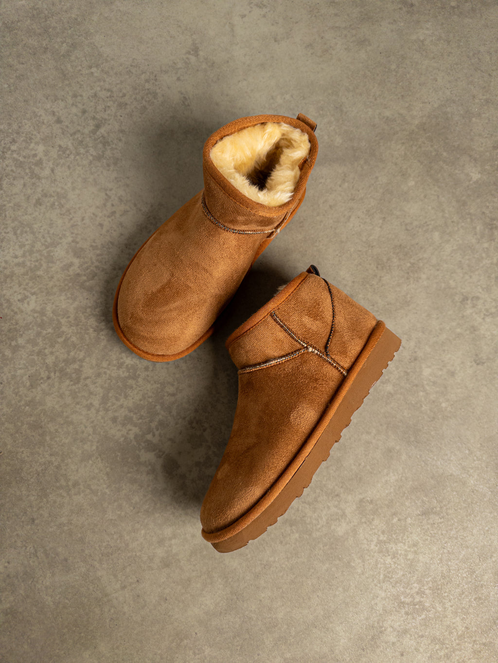 Taba İnce Taban Peluş Bot