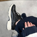 Siyah-Krem Kalın Tabanlı Sneaker | Günlük ve Şık Spor Ayakkabı