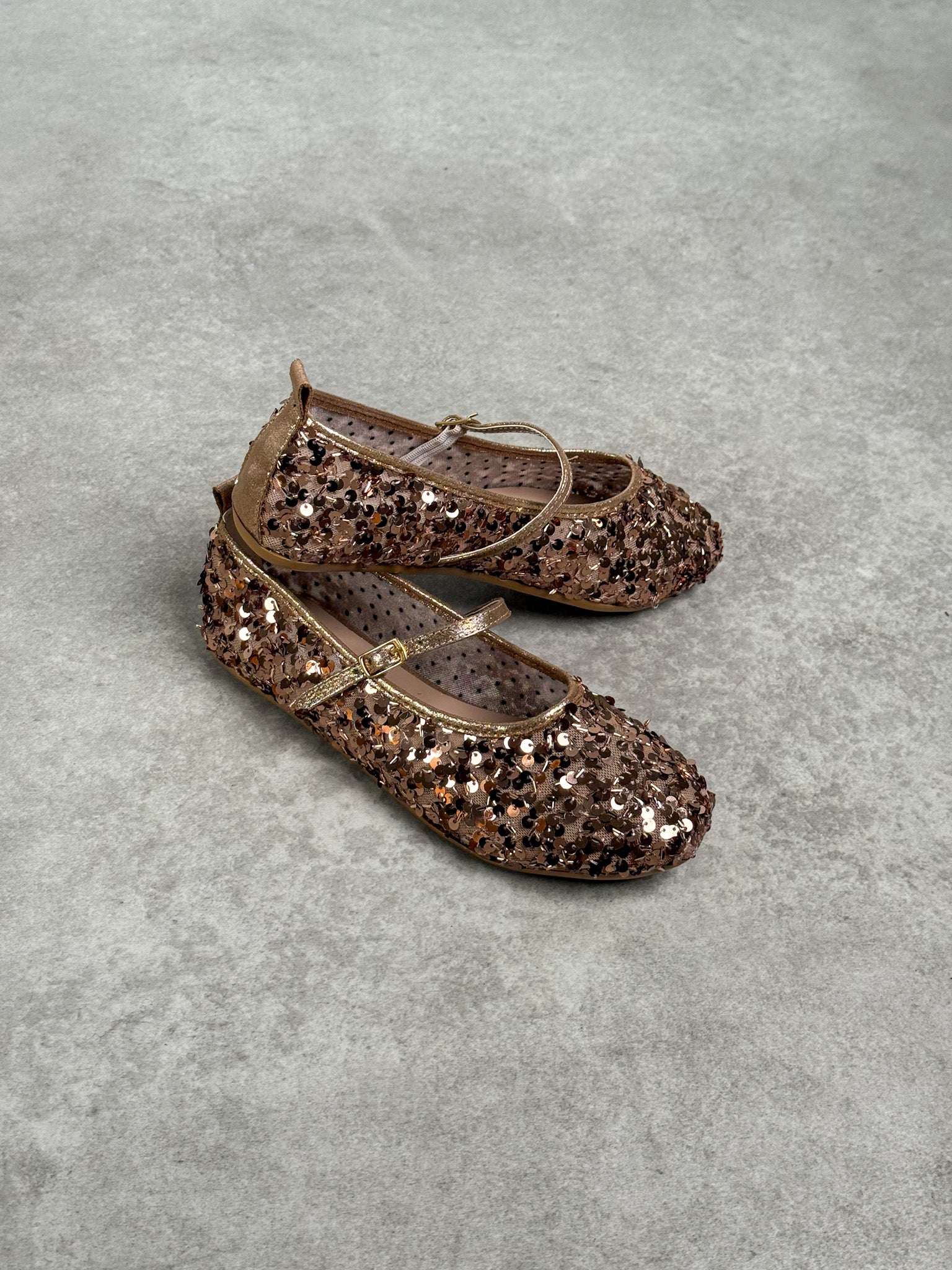 Rose Gold Payetli Babet