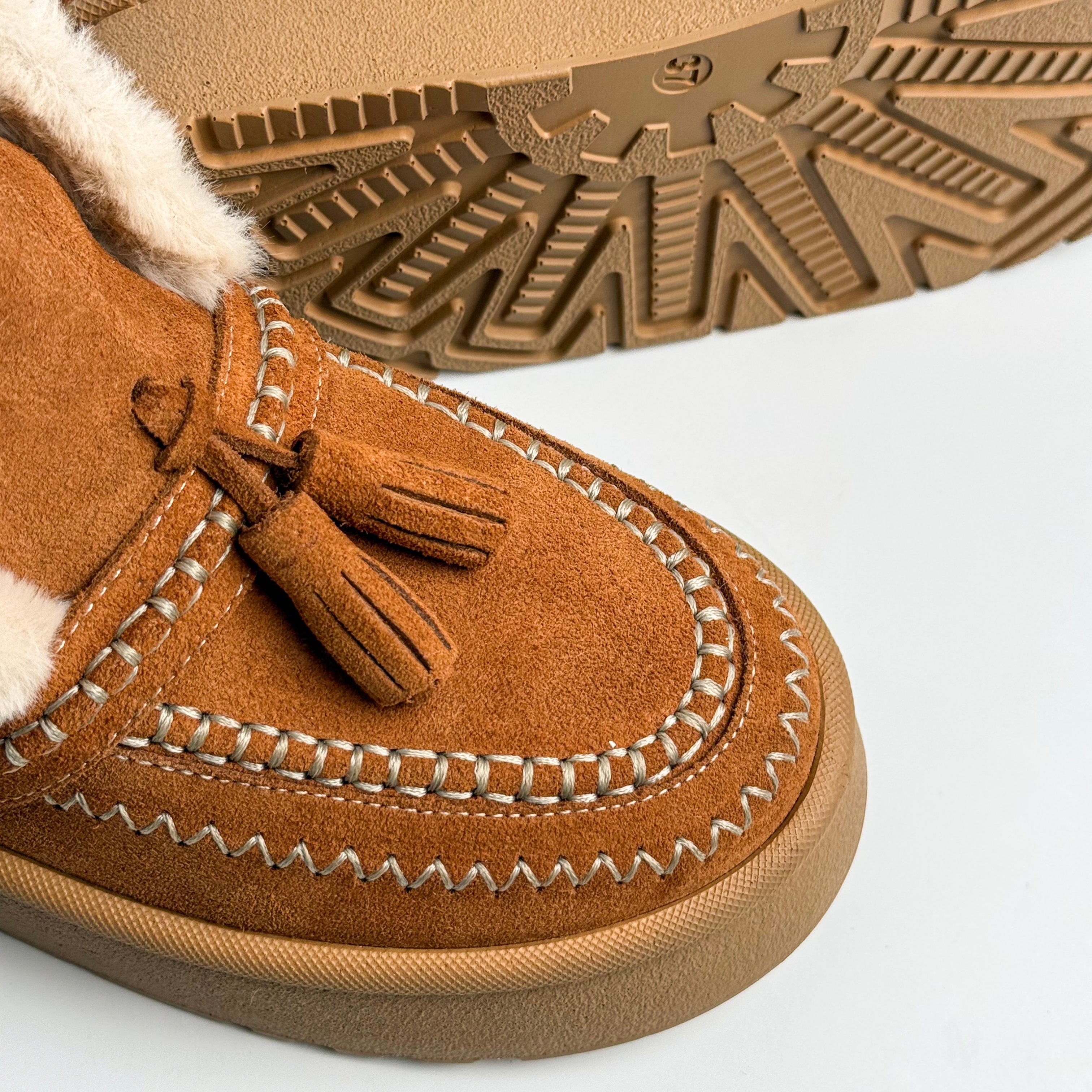 Taba Kürklü Deri Bot