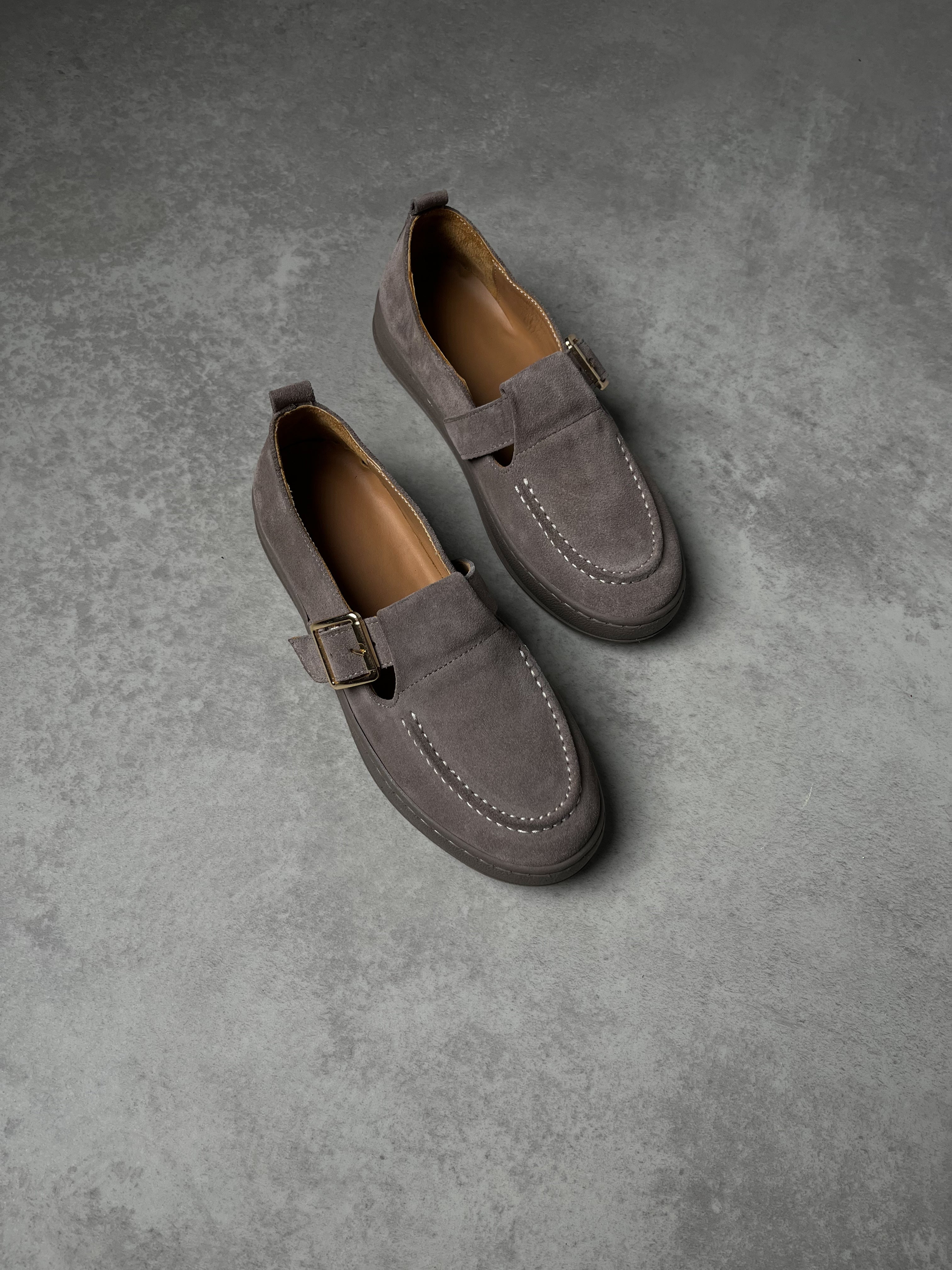 Vizon Tokalı Hakiki Deri Loafer