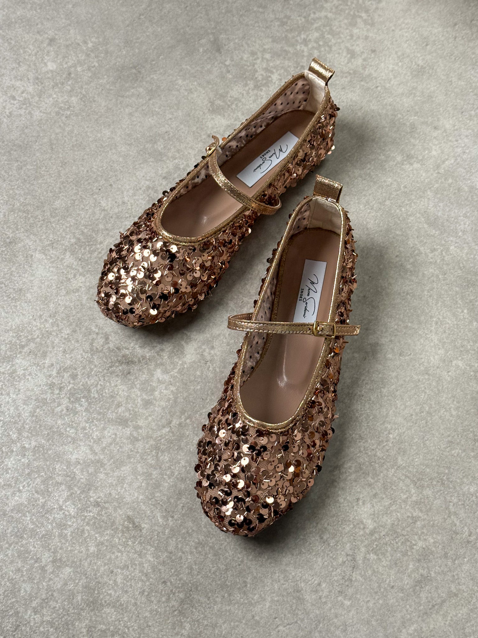 Rose Gold Payetli Babet