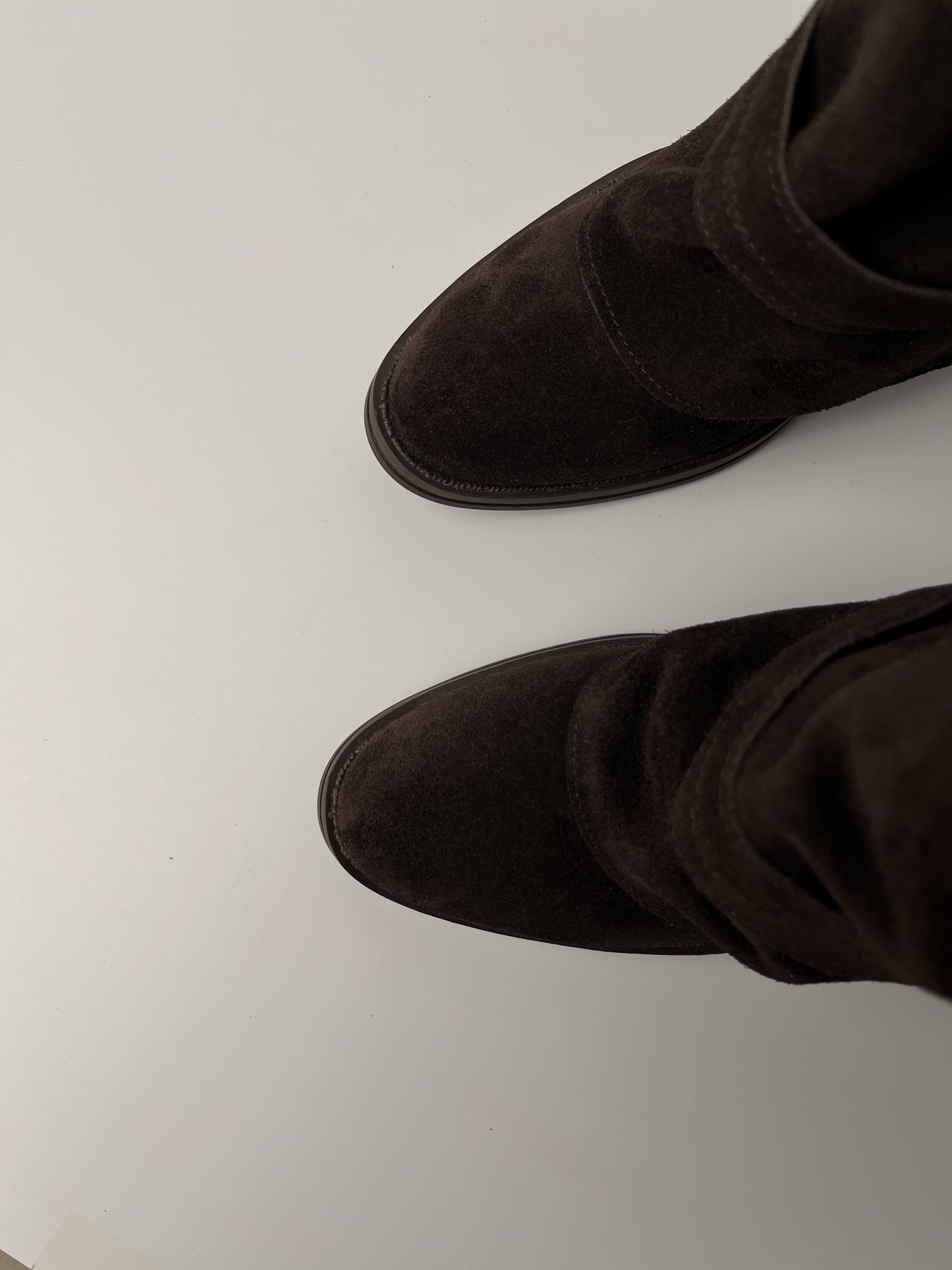 Acı Kahve Süet Tokalı Hakiki Deri Mini Bot – 7 cm Topuk