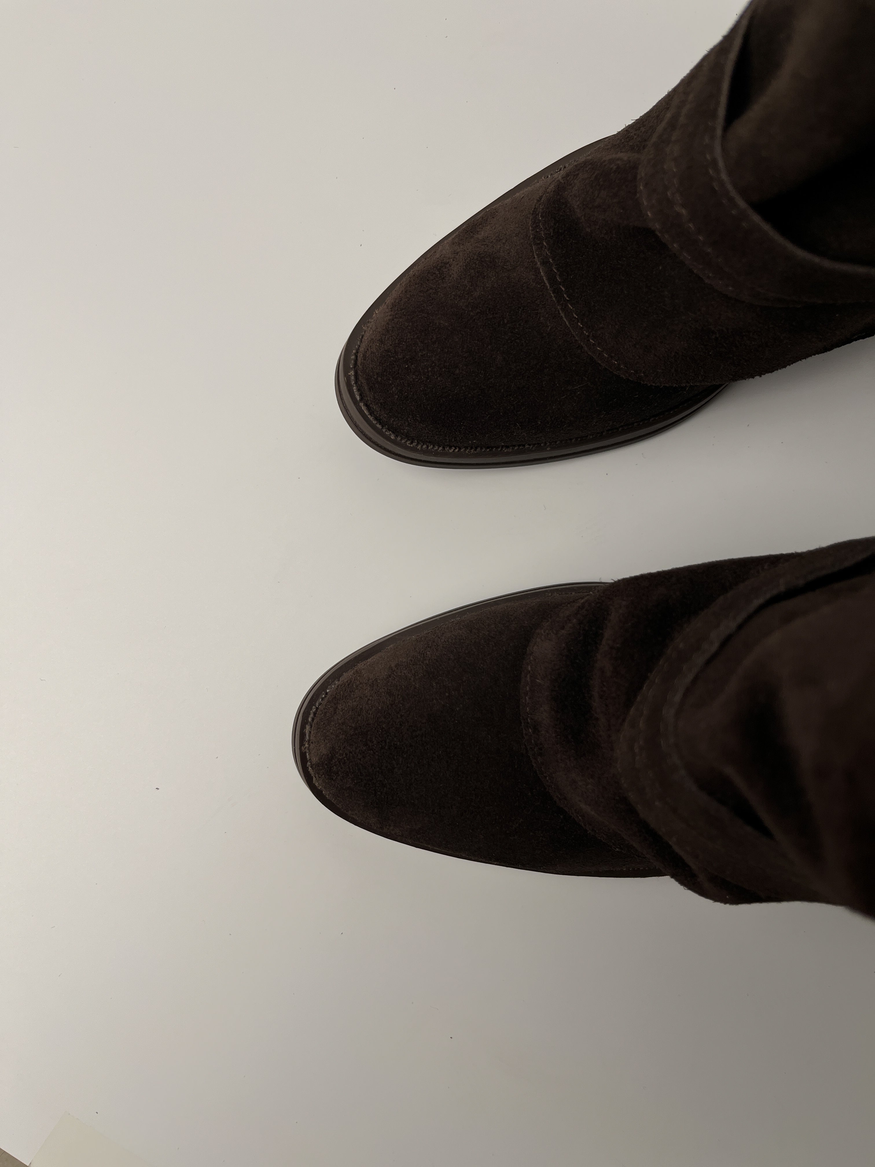 Acı Kahve Süet Tokalı Hakiki Deri Mini Bot – 7 cm Topuk