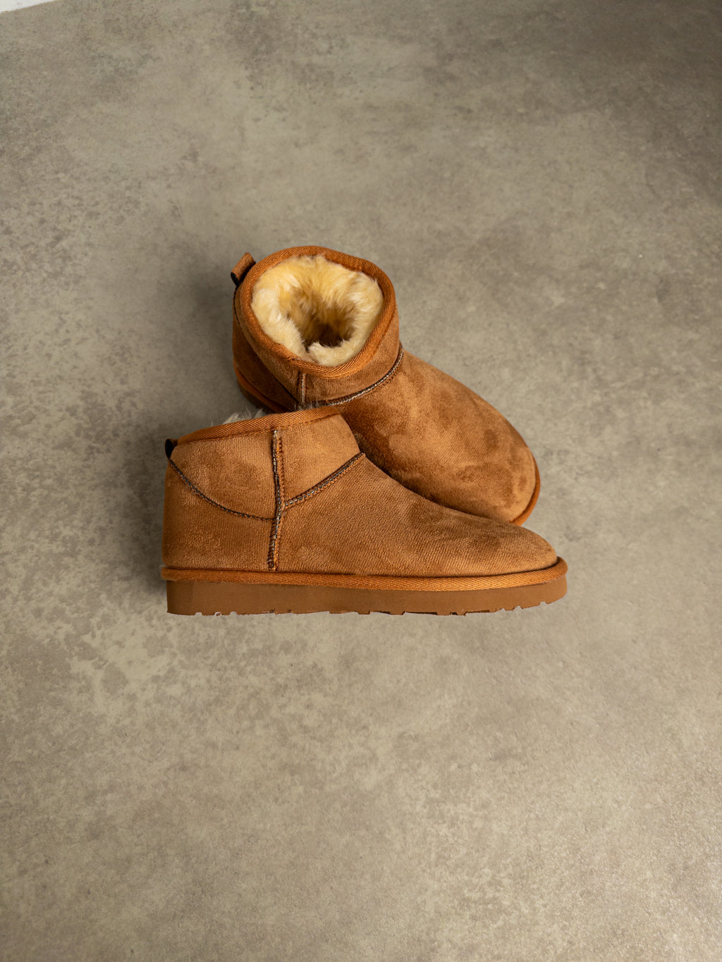 Taba İnce Taban Peluş Bot