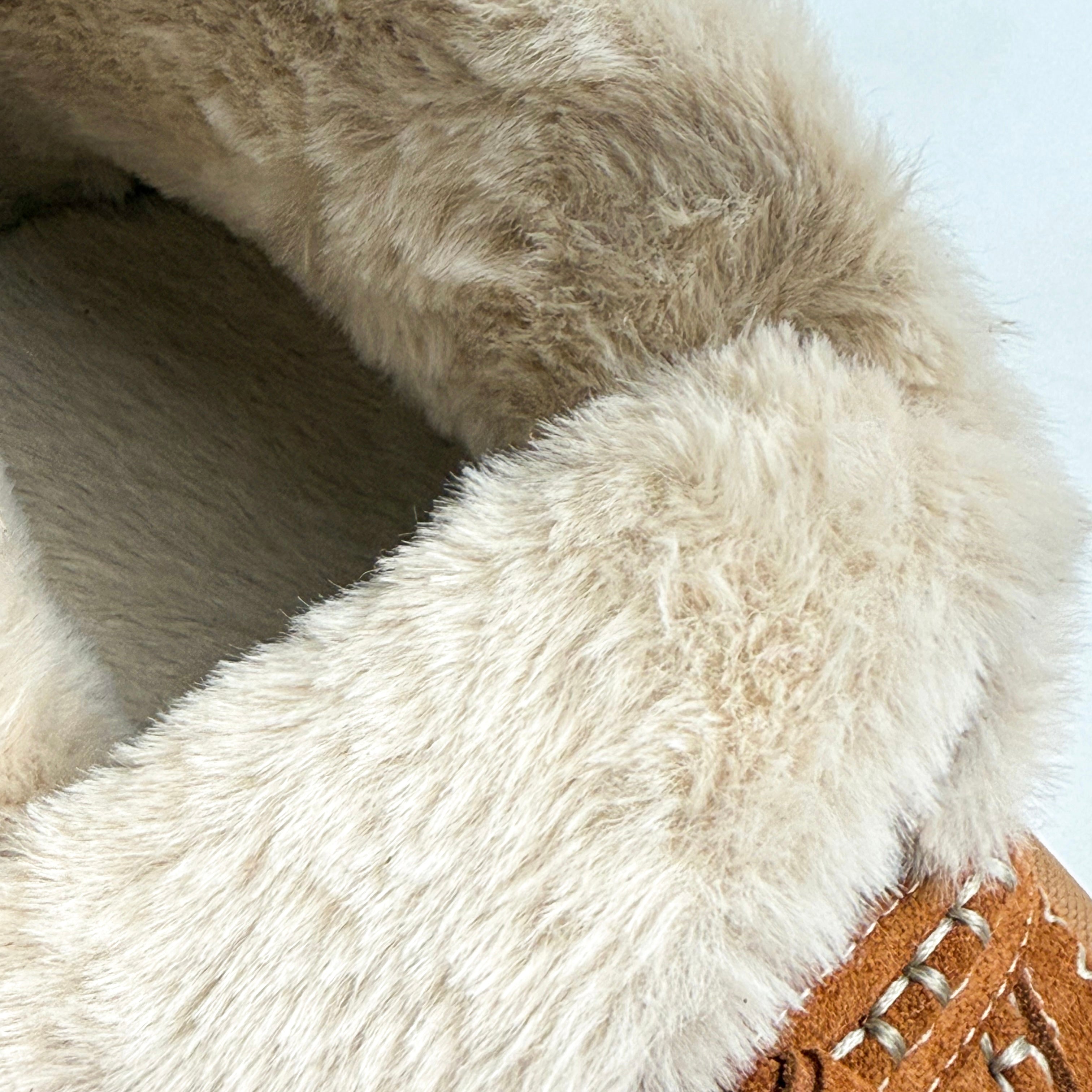 Taba Kürklü Deri Bot